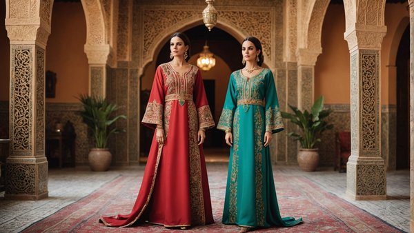 Découvrez le caftan marocain: élégance et tradition