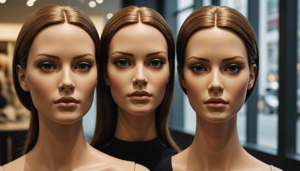 Mannequin femme tête réaliste : sublimez vos vitrines !