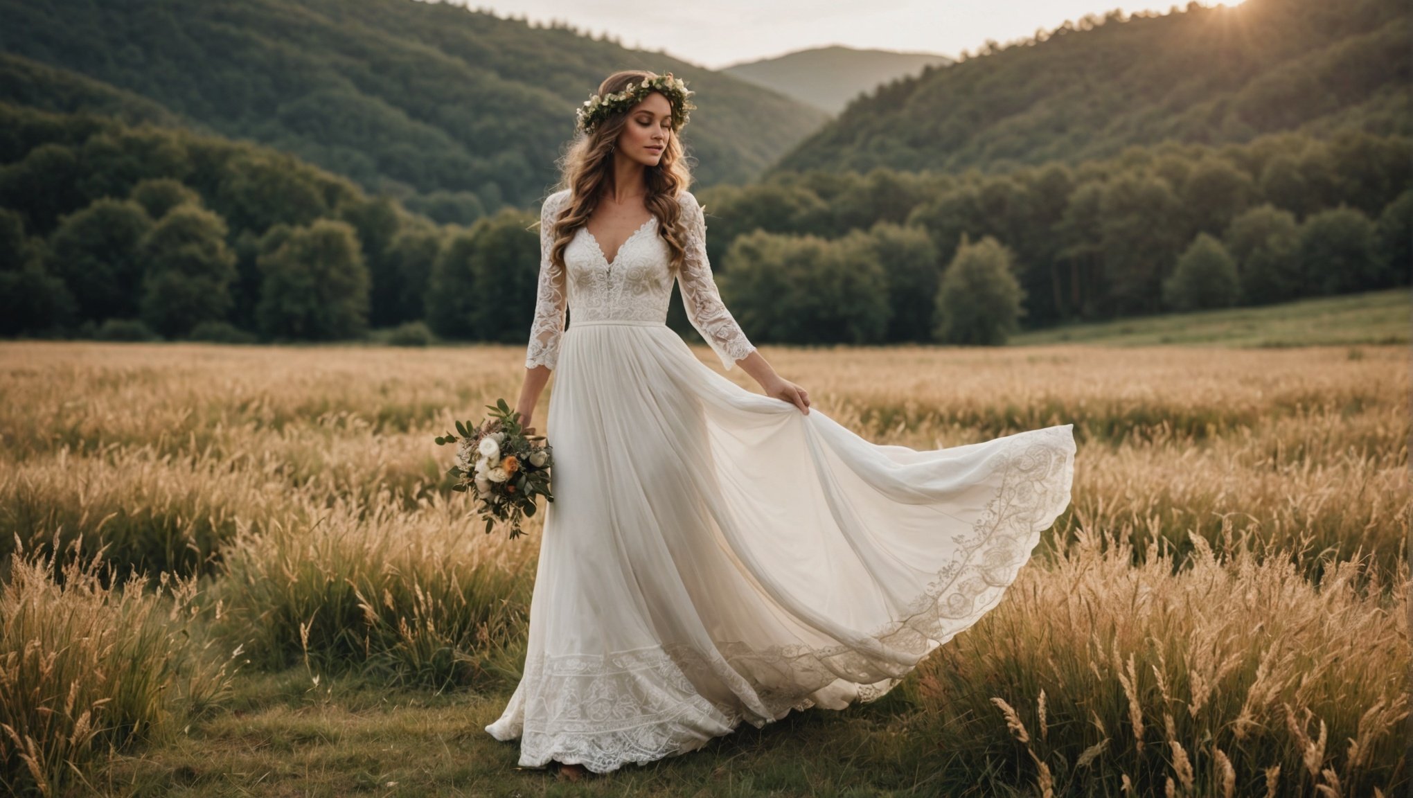 Robe De Mariée Bohème Champêtre Grande Taille Robe de mariée bohème : élégance et simplicité pour 2024